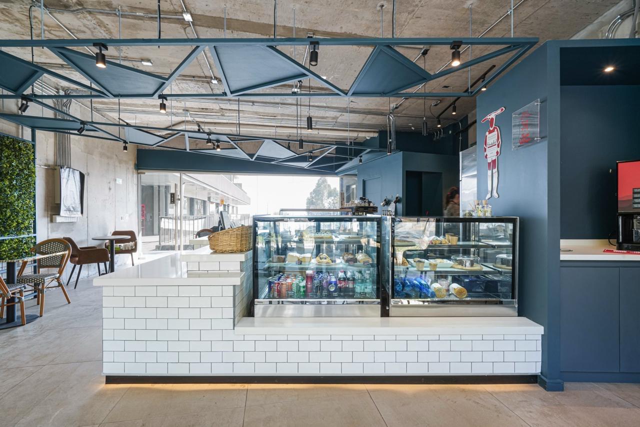 Interior acogedor de Uno Café