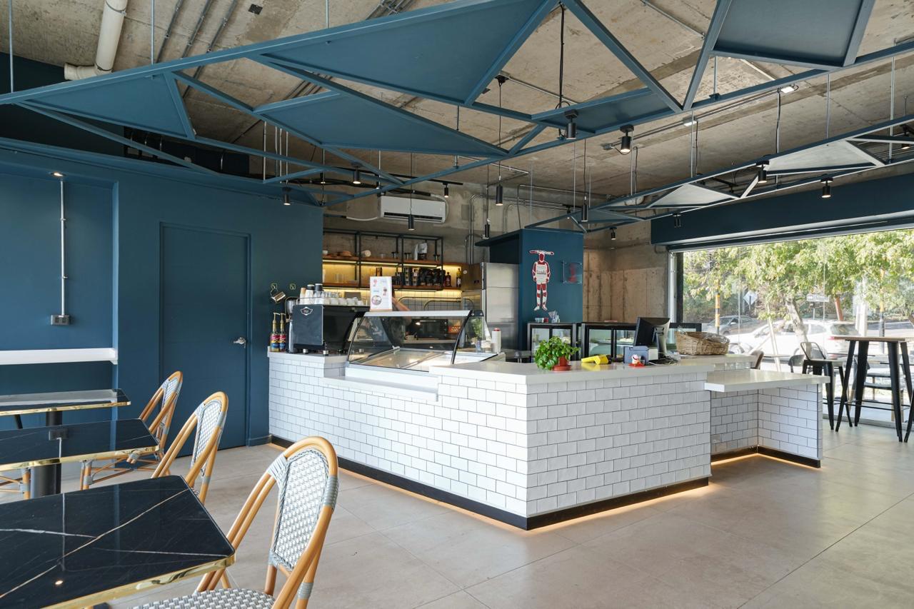 Interior acogedor de Uno Café